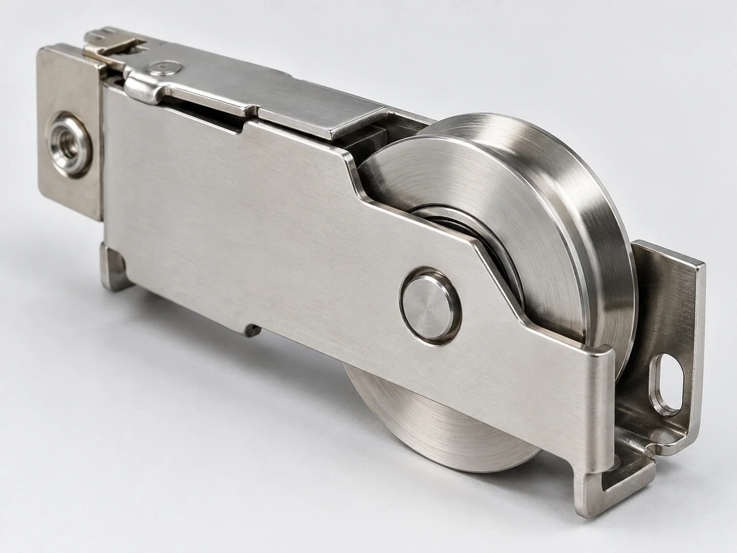 New sliding door roller that lets the panel close fully again