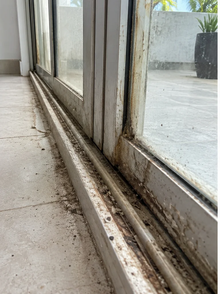Before (example): Track Repair in Aventura, FL